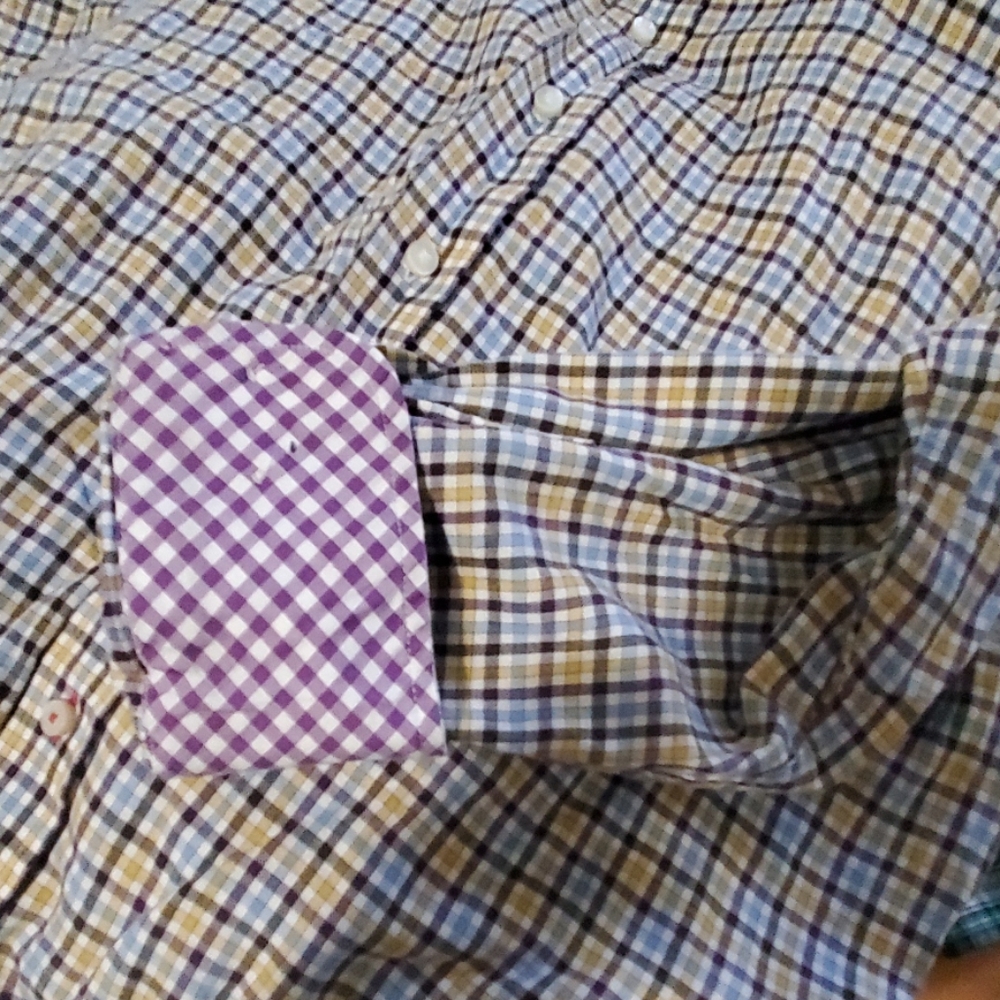 J. McLaughlin men's button down large - Picture 5 of 6